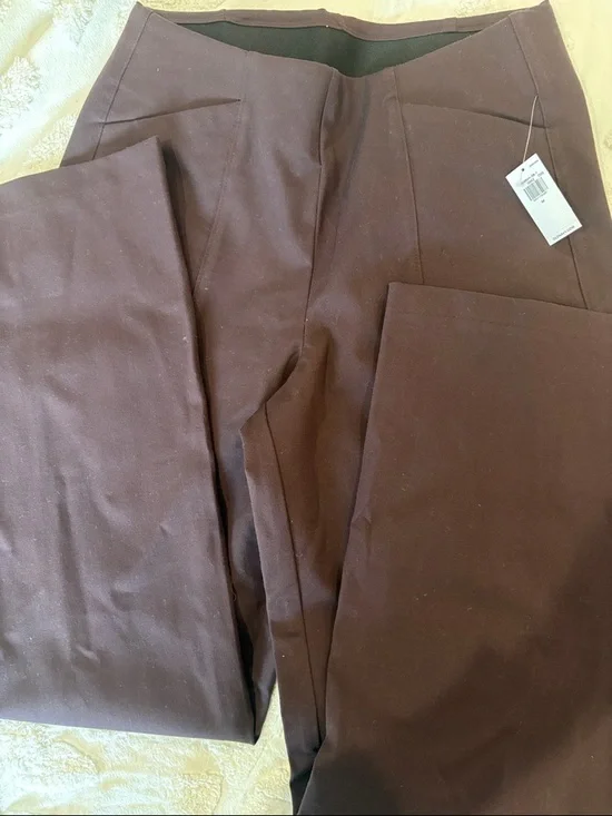 Old Navy Pixie Wide-Leg Pants in Deep Brown - Picture 1 of 4